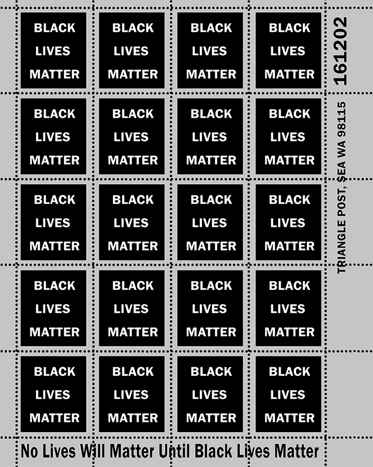 Black Lives Matter, Artistamps, by C.T. Chew