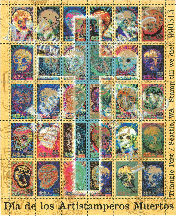 Día de los Artistamperos Muertos (stamps)